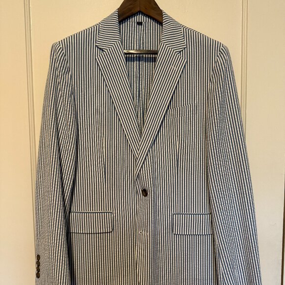 J. Crew Other - J. Crew Ludlow Seersucker Suit - Men s 40S (NWT) / 32x32 (*see measurements!*)